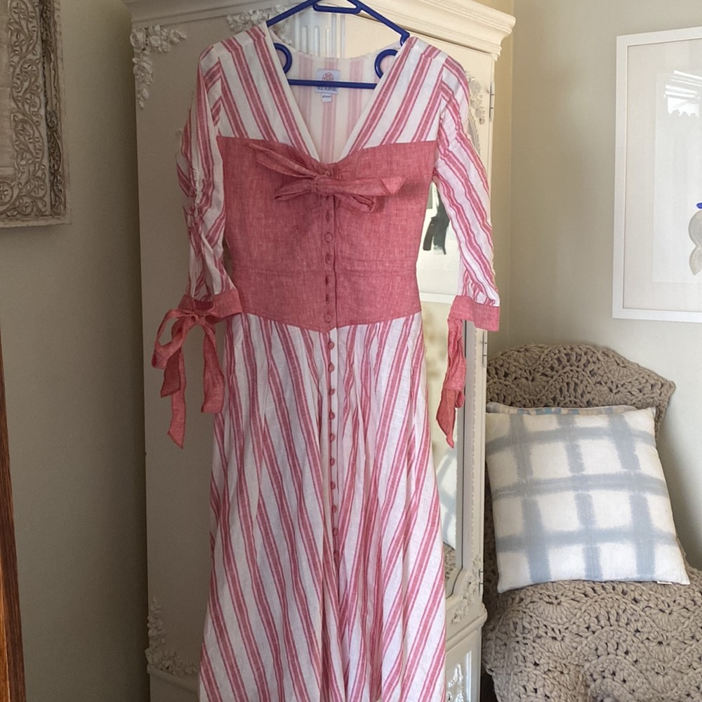 Gul Hurgel XS pristine linen dress